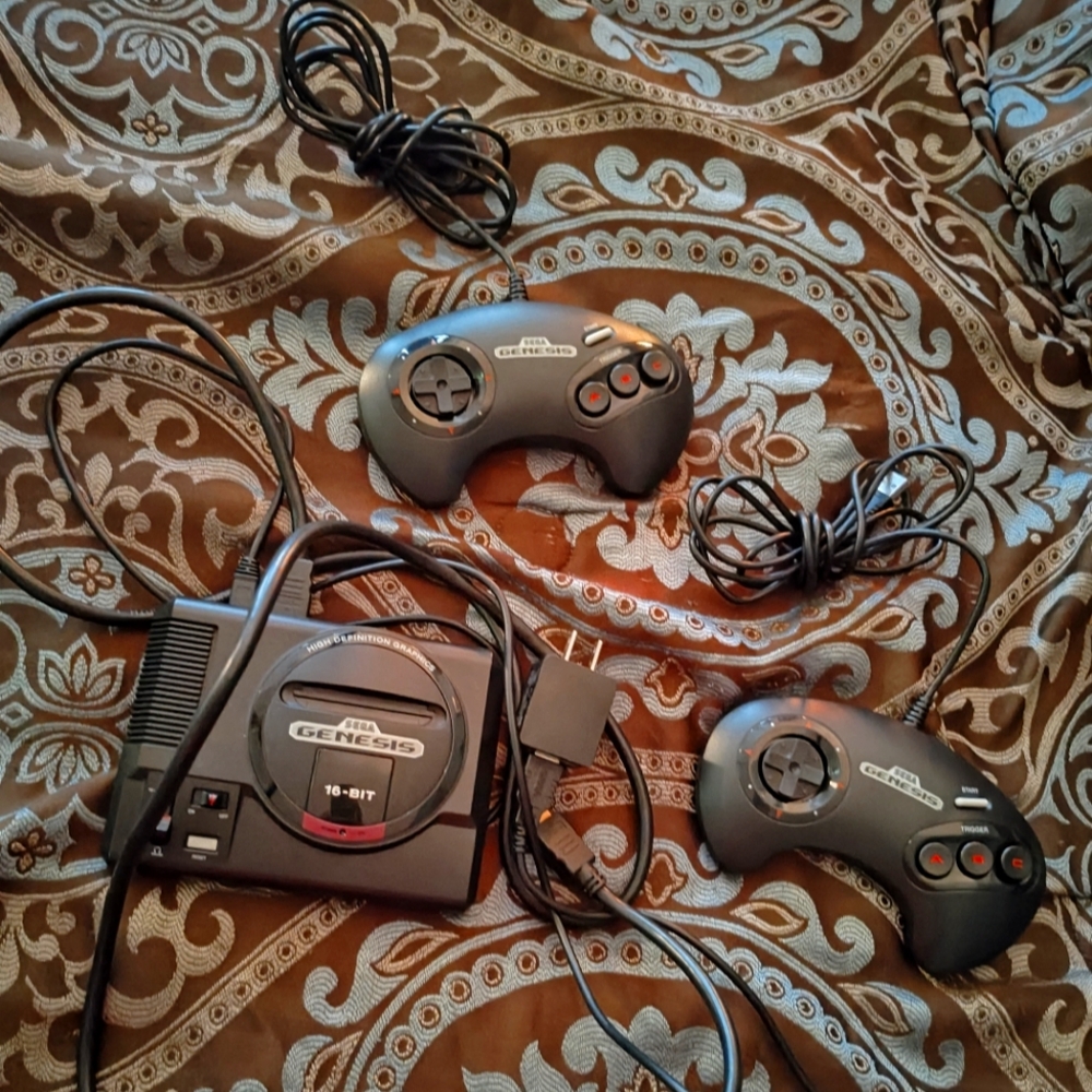 Sega Genesis Console Pre Loaded Games